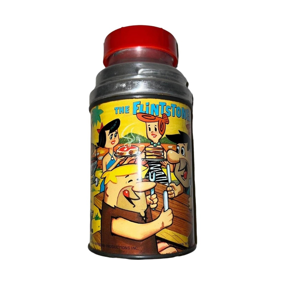 Vintage The Flintstones Thermos 1960’s Aladdin